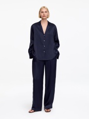 Where can I find a flowing two-piece trouser set on the high street?