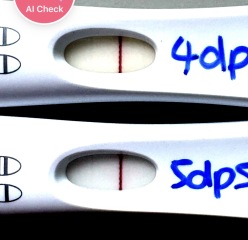Could this early positive still be the trigger after embryo transfer? **PHOTOS**