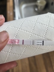 FAINT POSITIVE AT 7/8DPO