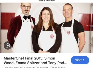 Masterchef thread 3. Just don't mention the nuts.
