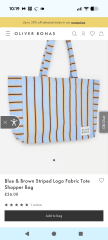 Tote bag for teenager on holiday