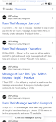 Life360 Shows DH Spent 59 mins in Thai Massage