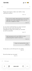 Has anyone else had this experience with Zara?