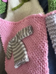 Part 2. Our blanket making for lovely waffle heads into its final stages.