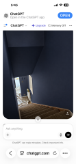 Blue or White?  Decorating opinions please.  with chatgpt pics