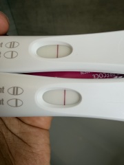 Very early positive or indent line after previous miscarriages?