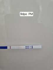 9dpo faint positive?