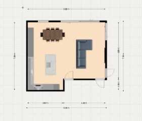 Would a 3m kitchen extension give enough space for open plan living?