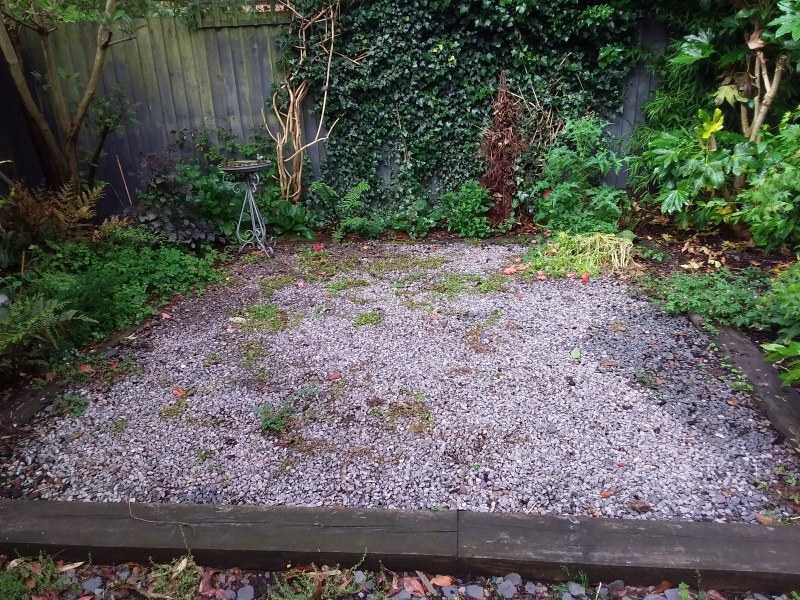 What to do with this wasted gritted area (see pic)