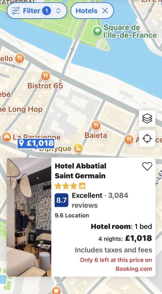 Paris hotel recommendations please.