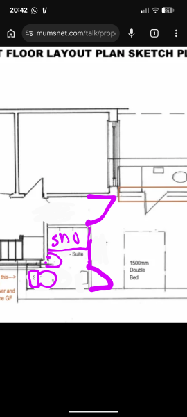 Extension Plan - where to put ensuite?