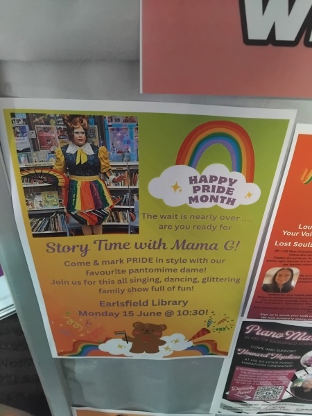 Drag Queen Storytime at my local library (photo attached)