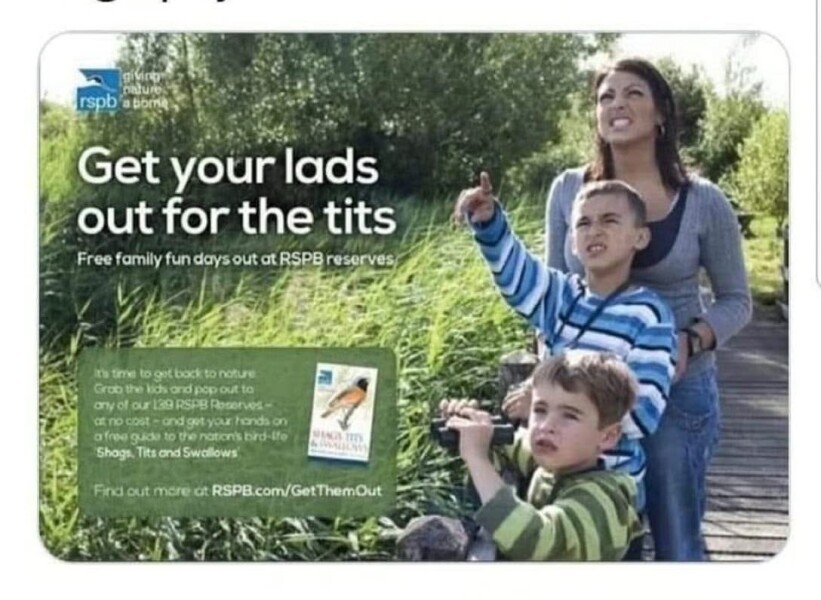 RSPB women only walks including men