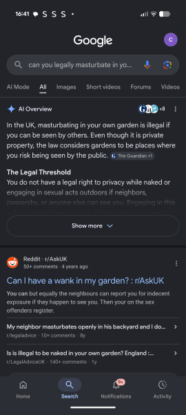 Was this neighbour "entitled to say what he wants in his own garden?"