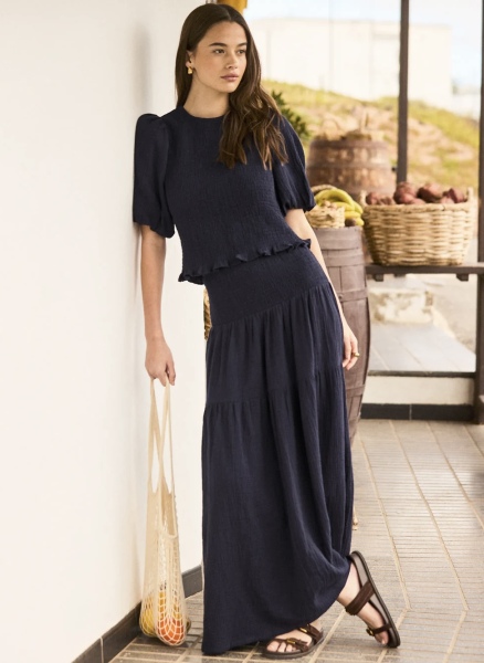 Non-wide linen dress or skirt - Petite