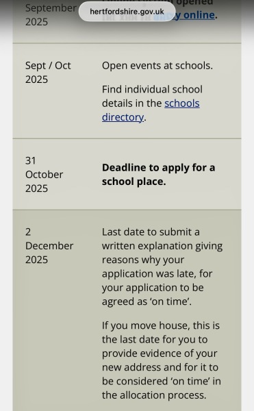 Advice on CAF ranking for Latymer, HBS and South West Herts