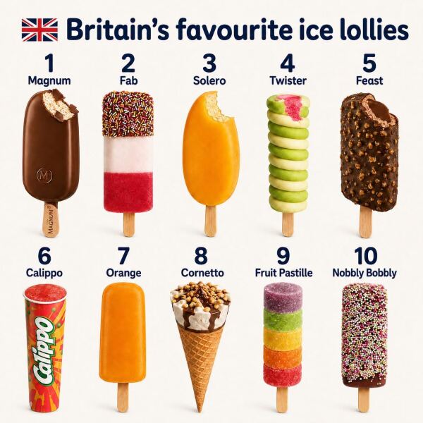 To say Fab ice lollies are delicious?