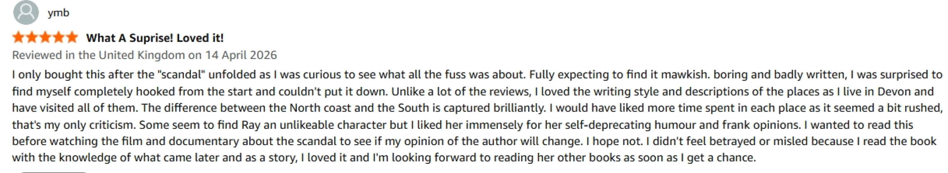 Thread 26 : To feel disappointed - and disgusted and vindicated now too - after reading this in The Observer about the author and her husband from The Salt Path book and film?