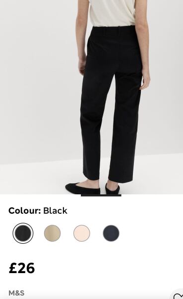 stretchy black work trousers for hot weather