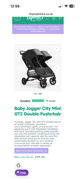 Holiday with a 4 year old and toddler, rent double buggy or buy stroller??