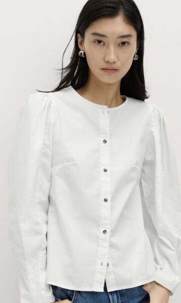 Basic work tops for tall daughter starting first grad job. Plain coloured smart no frills.