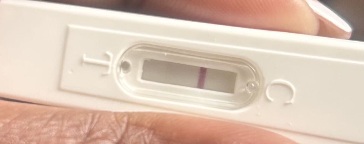 Very faint line on pregnancy test