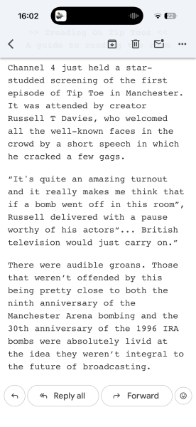 Russell T Davies says he has gender critical friends - drama ensues