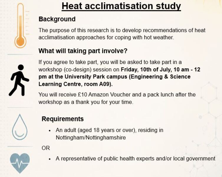 Heatwave resilience workshop in Nottinghamshire