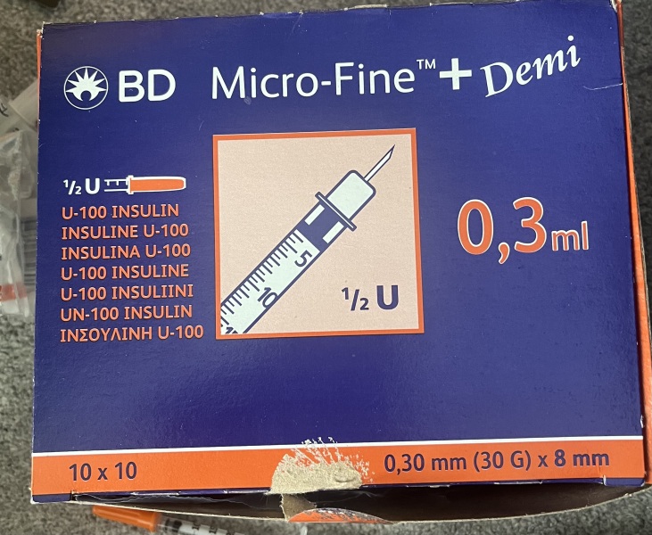 Needle syringes