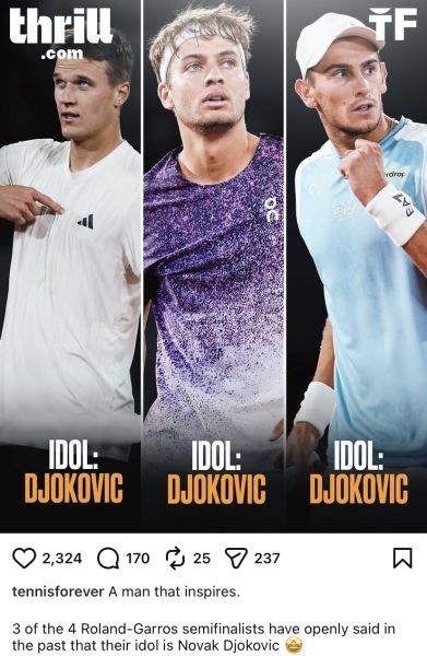TENNIS: Roland Garros rolls on