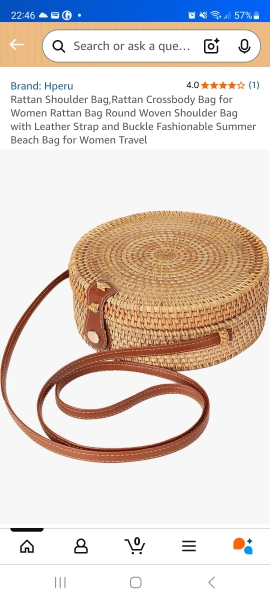 Summery alternatives to straw or raffia bags that will not bobble dresses