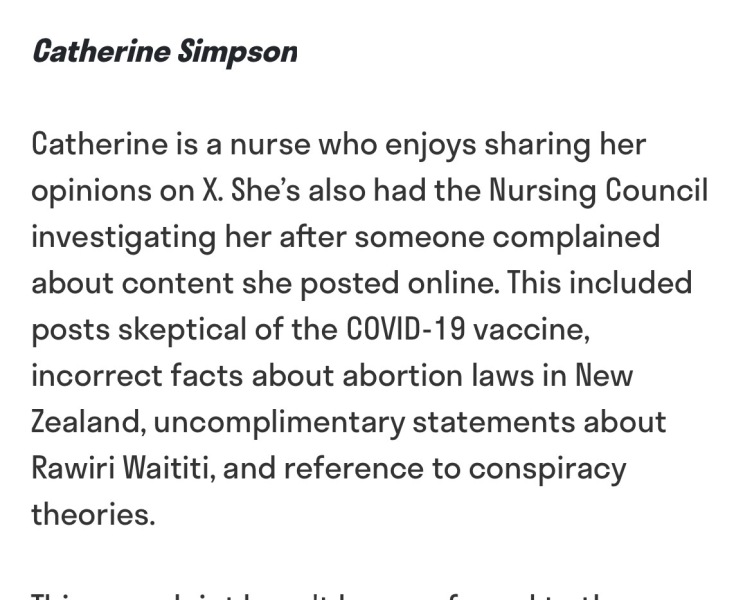 New Zealand nurse needs help