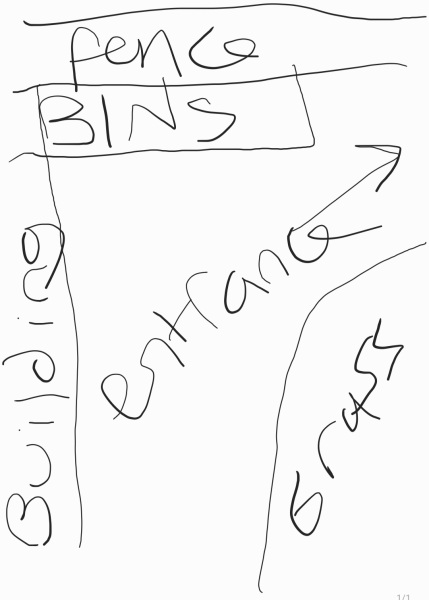 To report abusive man using my private bins