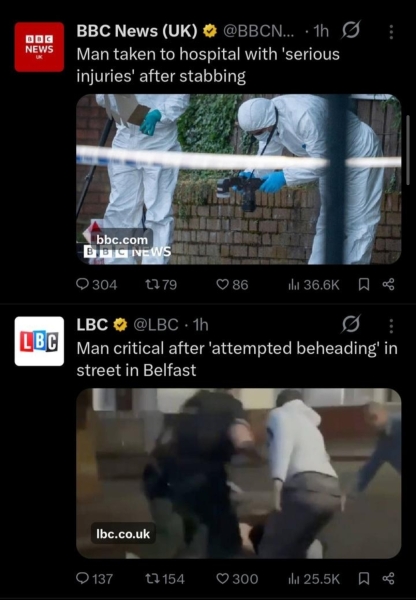 AIBU to question the media response to the Belfast attack?