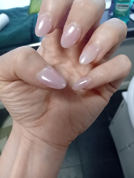 Pinky-gold shimmery nail varnish...the Holy Grail?
