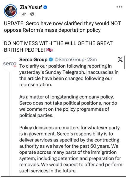 If you support Reform, Restore, Greens and similar far right/left parties