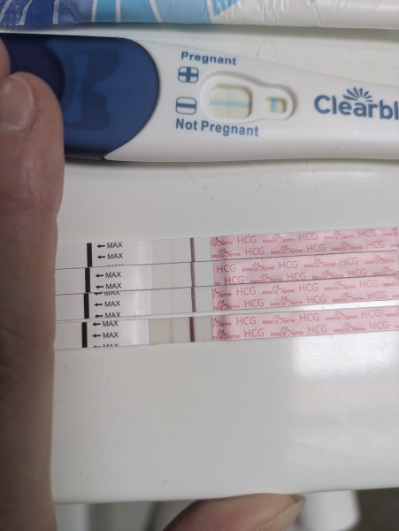 15dpo positive test after recurrent miscarriages, worried about line strength