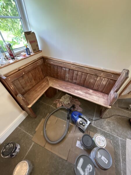 Help. Pine bench restoration