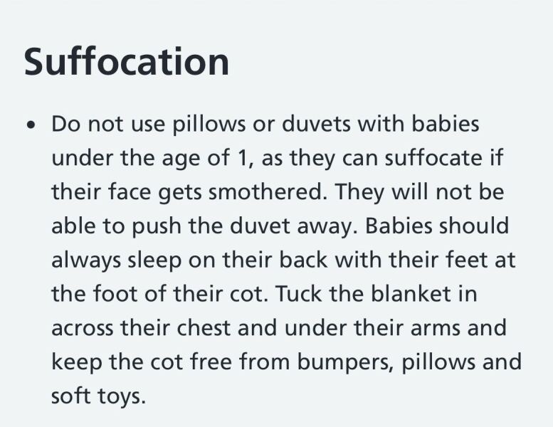 What age do you give Dc a duvet?