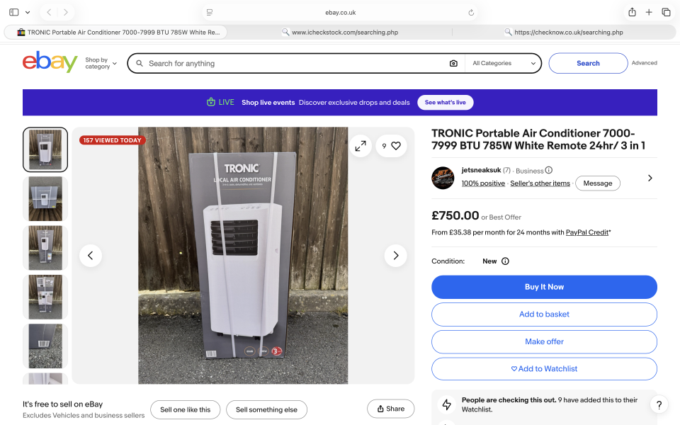 AIBU to think reselling Lidl air conditioners at huge mark-ups is wrong?