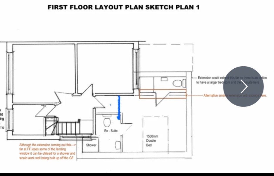 Extension Plan - where to put ensuite?
