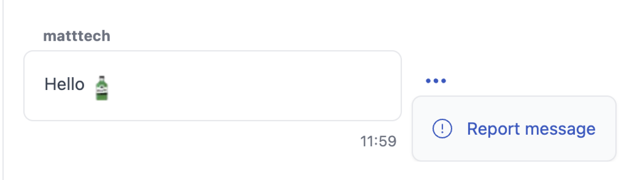 How can I report inappropriate private messages from another poster?