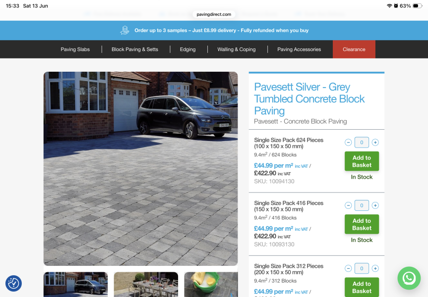 What colour driveway?