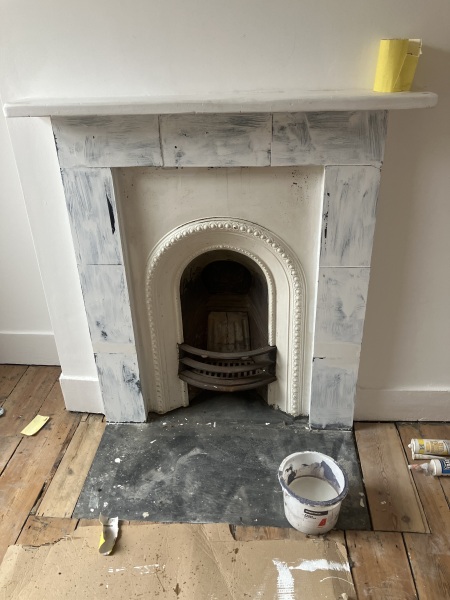 Painting a fireplace ideas please