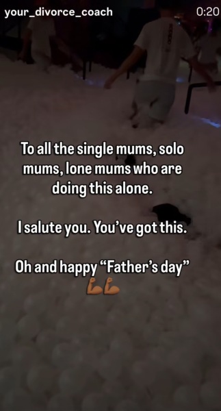 Why do single mothers always make fathers day about them?