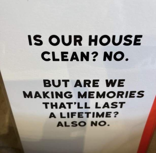 To think the daily routine is impossible. Disgusting house