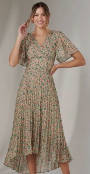 Opinions on two spring wedding guest dresses for an hourglass shape