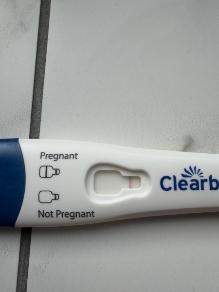 Faint line on pink dye test, indent or possible early pregnancy?