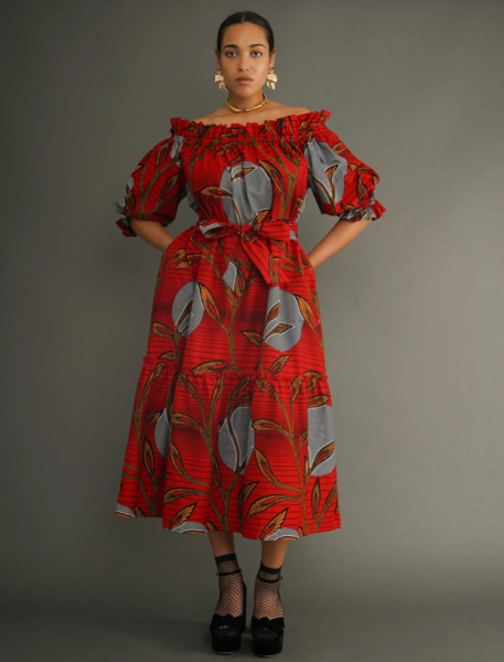 Where to find a flattering dress like this for a fuller bust and slim hips