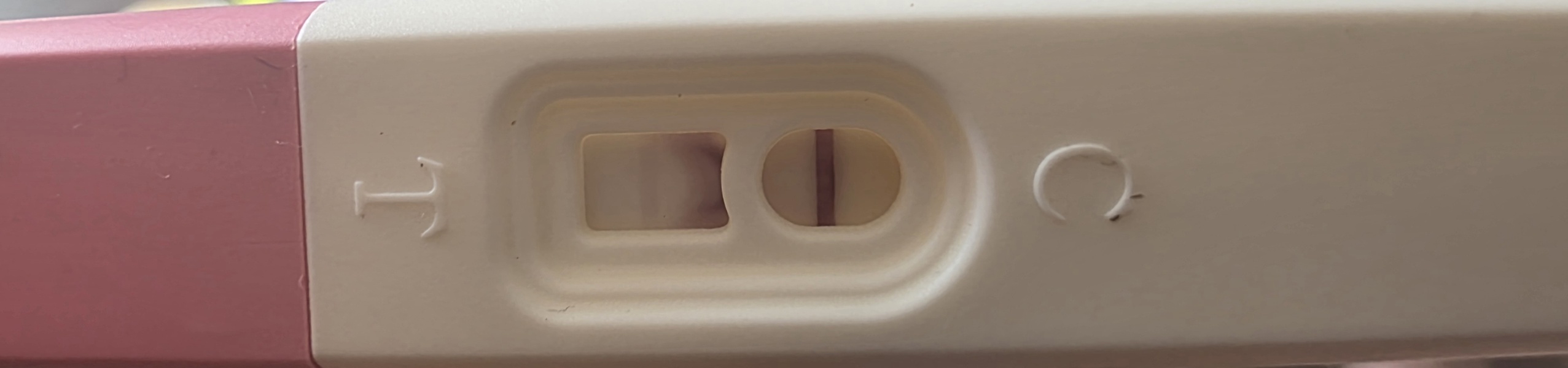 Evap line or faint positive